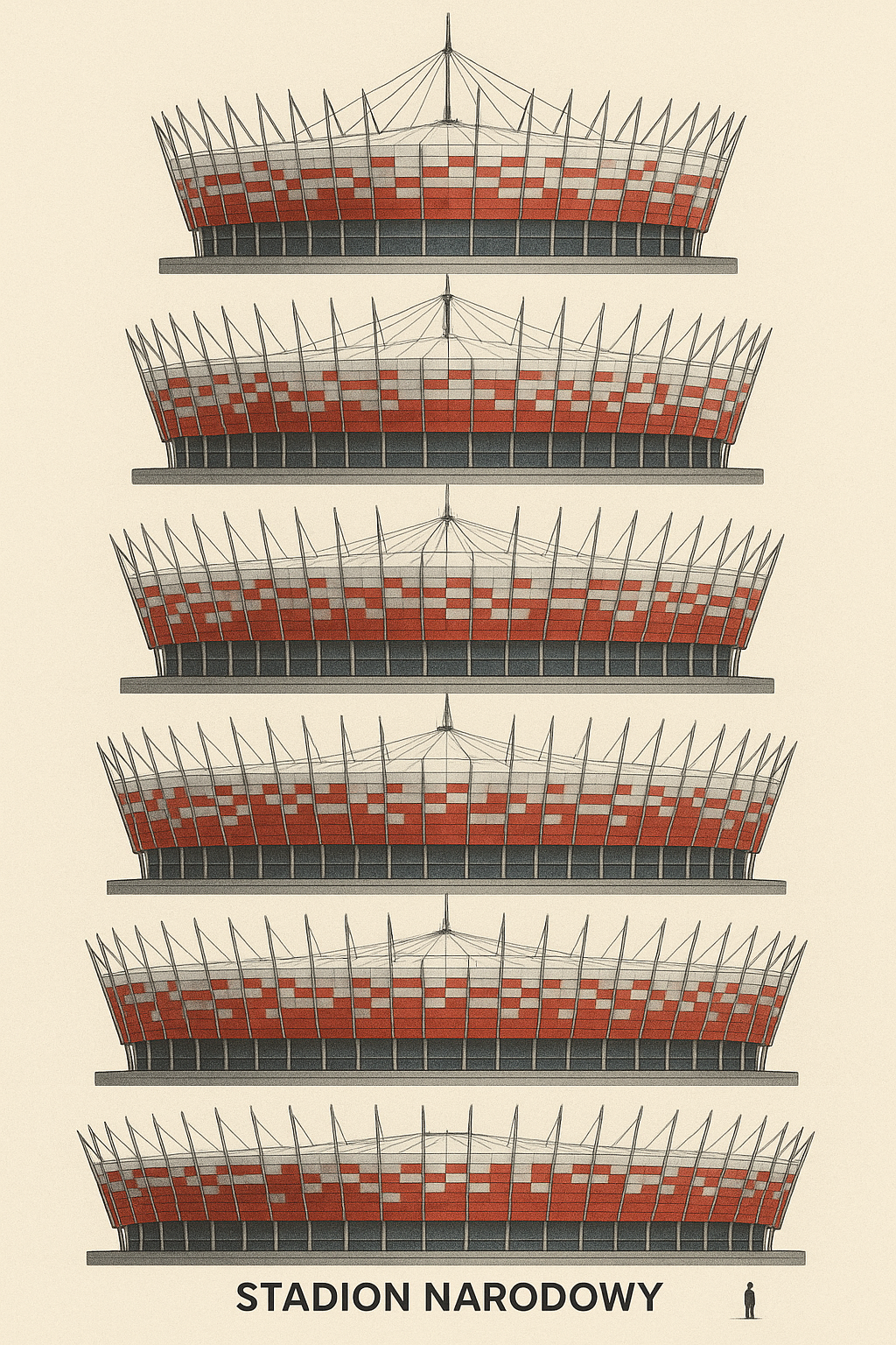 Wizualizacja 7 stadionów